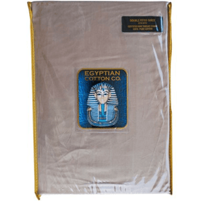 Egyptian Cotton FITTED SHEET Egyptian Cotton 600 Thread Count Fitted Sheet Stone (7881079947353)