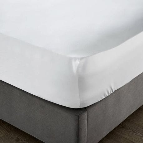 Egyptian Cotton FITTED SHEET Egyptian Cotton 600 Thread Count Fitted Sheet White (7881076015193)