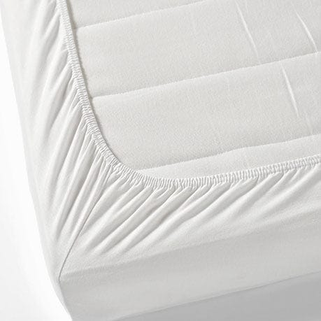 Egyptian Cotton FITTED SHEET Egyptian Cotton 600 Thread Count Fitted Sheet White (7881076015193)
