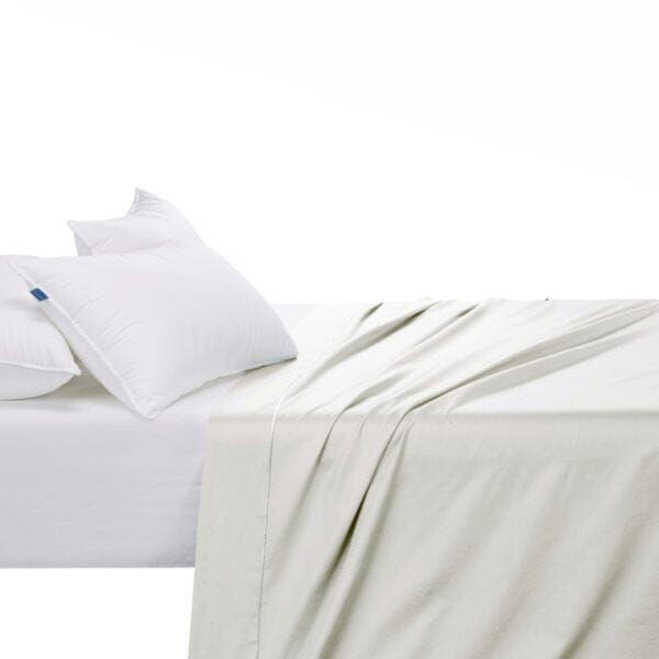 Egyptian Cotton FLAT SHEET 3/4 Egyptian Cotton 400 Thread Count Cream Flat Sheet