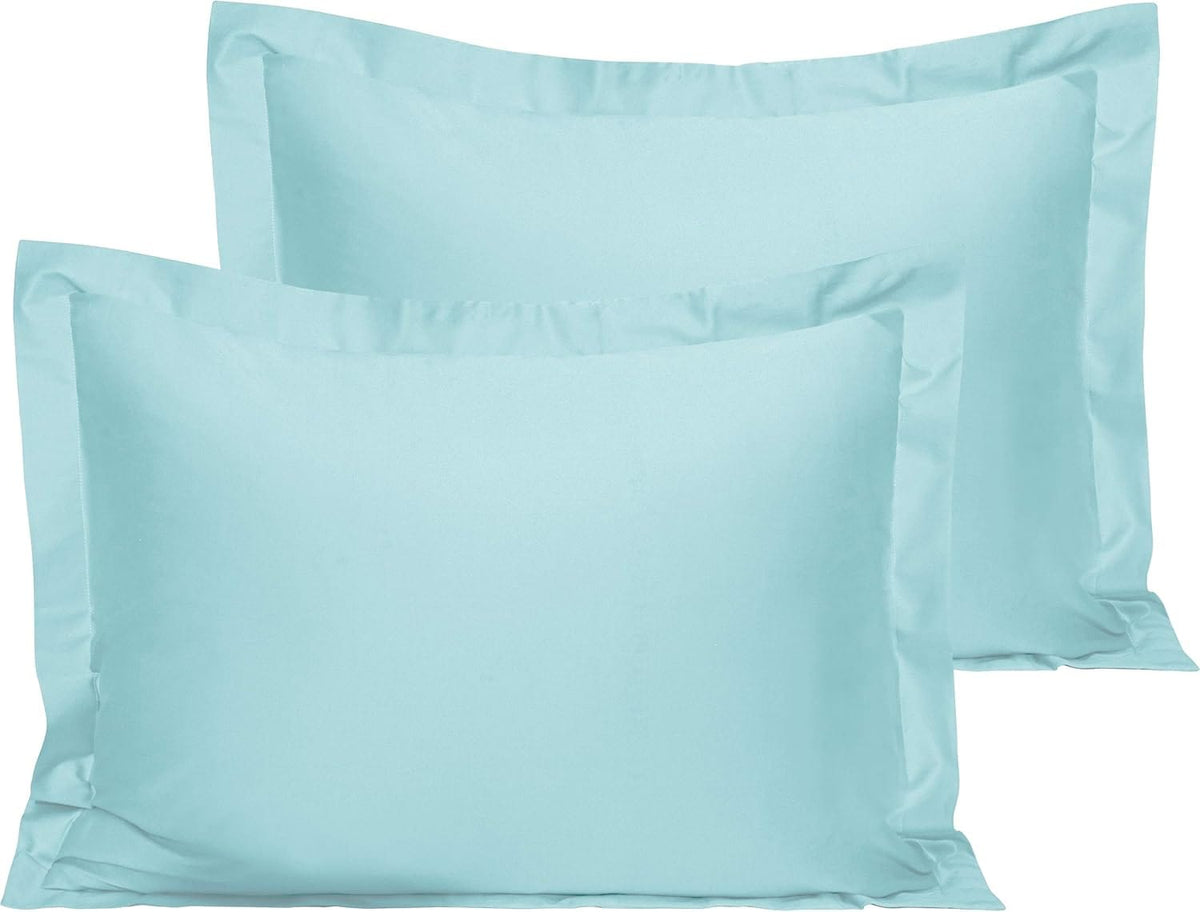 Egyptian Cotton pillowcase Continental Pillow Cases 75x75cm Egyptian Cotton 400 Thread Count Pillow Cases Duck Egg (2061744570457)
