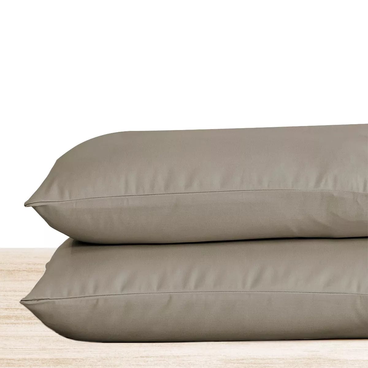 Egyptian Cotton pillowcase Stone 45X70cm Egyptian Cotton Standard Pillow Cases 600 Thread Count (7881072738393)