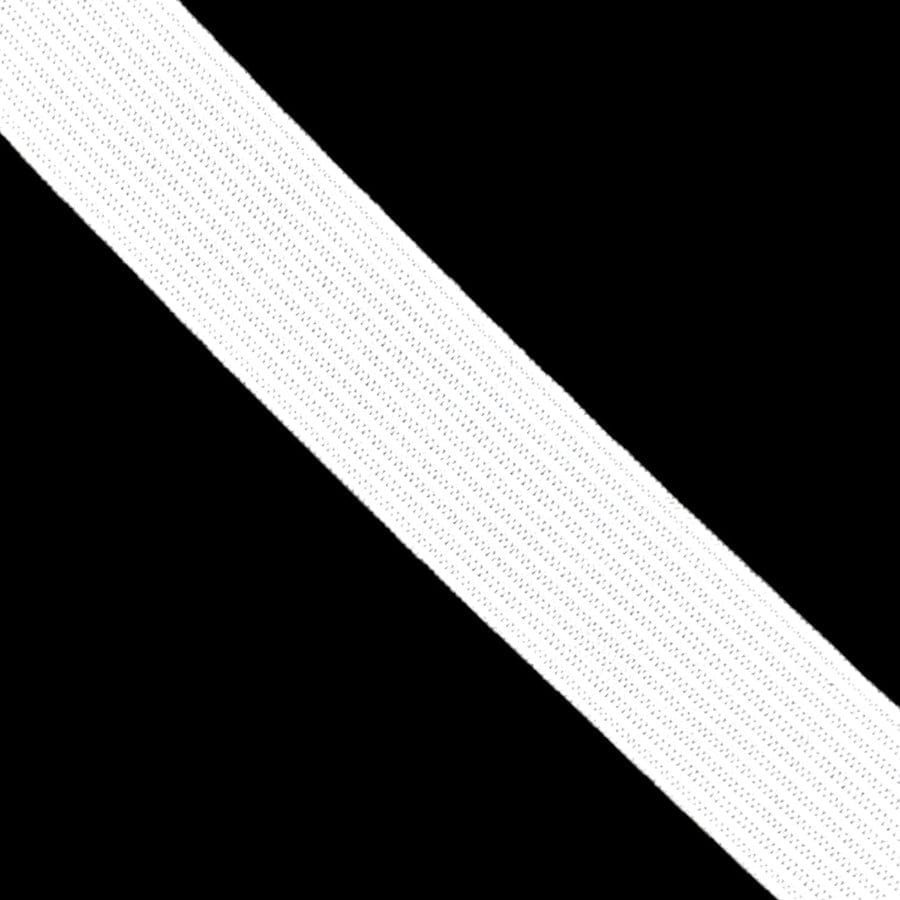 ELASTIC Habby 20mm White Knitted Elastic Med Pull (7916899041369)