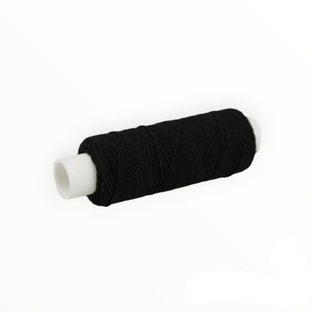 ELASTIC Habby Black Shirring Elastic Roll 20 meter (7710461034585)