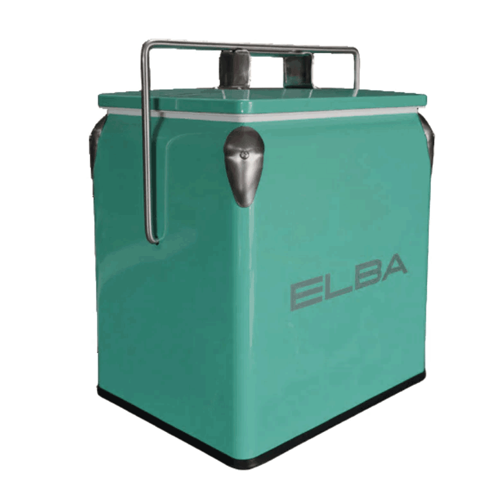 Elba Cooler Box Elba Metal Cooler Box Metal 13L Mint 05/MCB-M