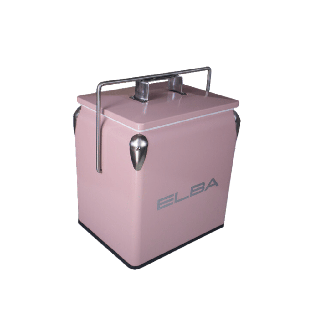 Elba Cooler Box Elba Metal Cooler Box Metal 13L Pink 05/MCB-P (7884562759769)
