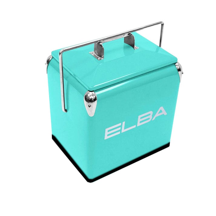 Elba Cooler Box Elba Metal Cooler Box Metal 13L Turquoise 05/MCB-T