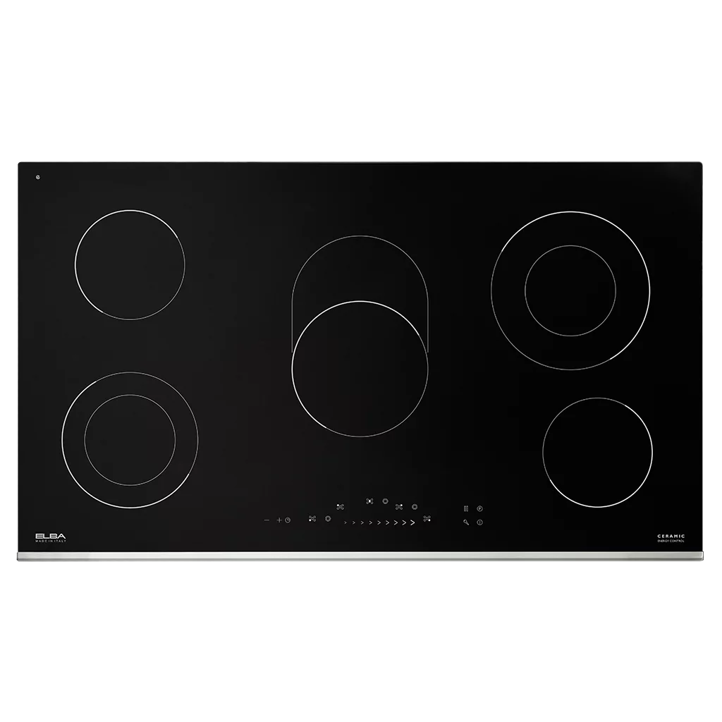 Elba Classic 90cm 6 Zone Ceran Black Hob Lt5-02