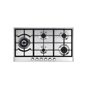Elba 90cm Silver Gas Hob  02/ELIO95-565