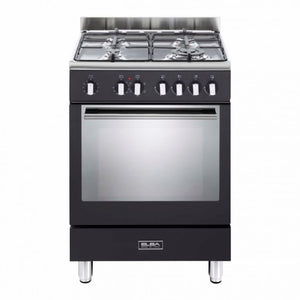 Elba Gas Stove ELBA 60cm Black 4 Gas Burner 01/6FX442-B