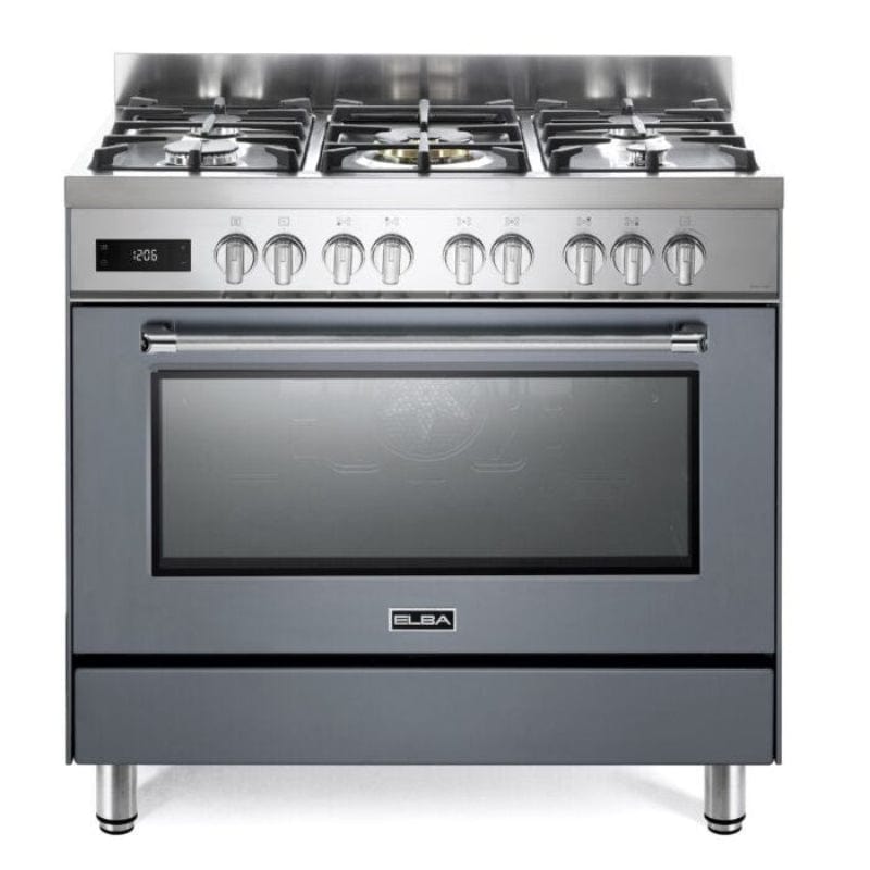 Elba Gas Stove ELBA Excellence 90cm 5 Burner Gas Cooker Electric Oven Stove 9S4EX937NG