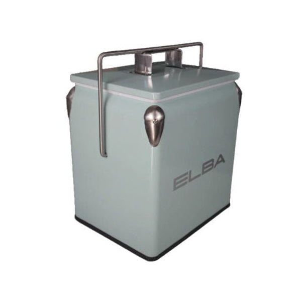 Elba Metal Cooler Box Metal 13L Mint 05/MCB-M