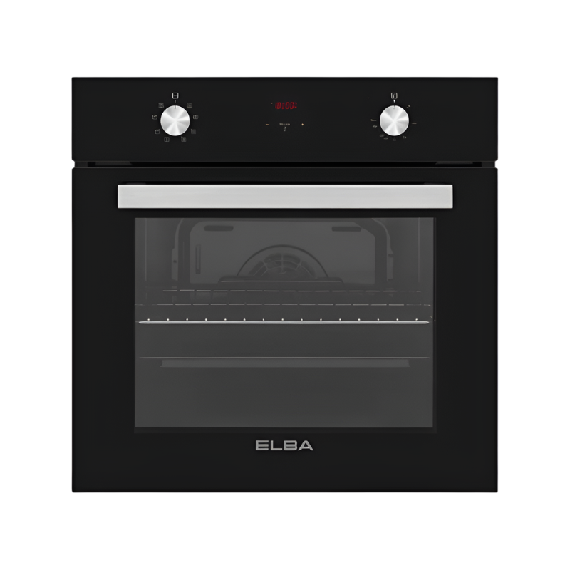 Elba OVEN Elba 60cm Black Glass Multifunction Finish Electric Oven - T60-5 (7702770974809)