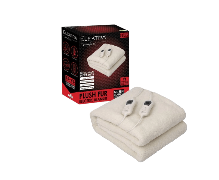 Elektra ELECTRIC BLANKET Elektra Electric Blanket Fur Fitted Acrylic (7311673393241)