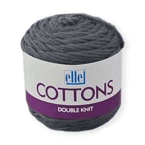 ELLE Habby Elle Cottons Double Knit 50G Charcoal (7300258693209)