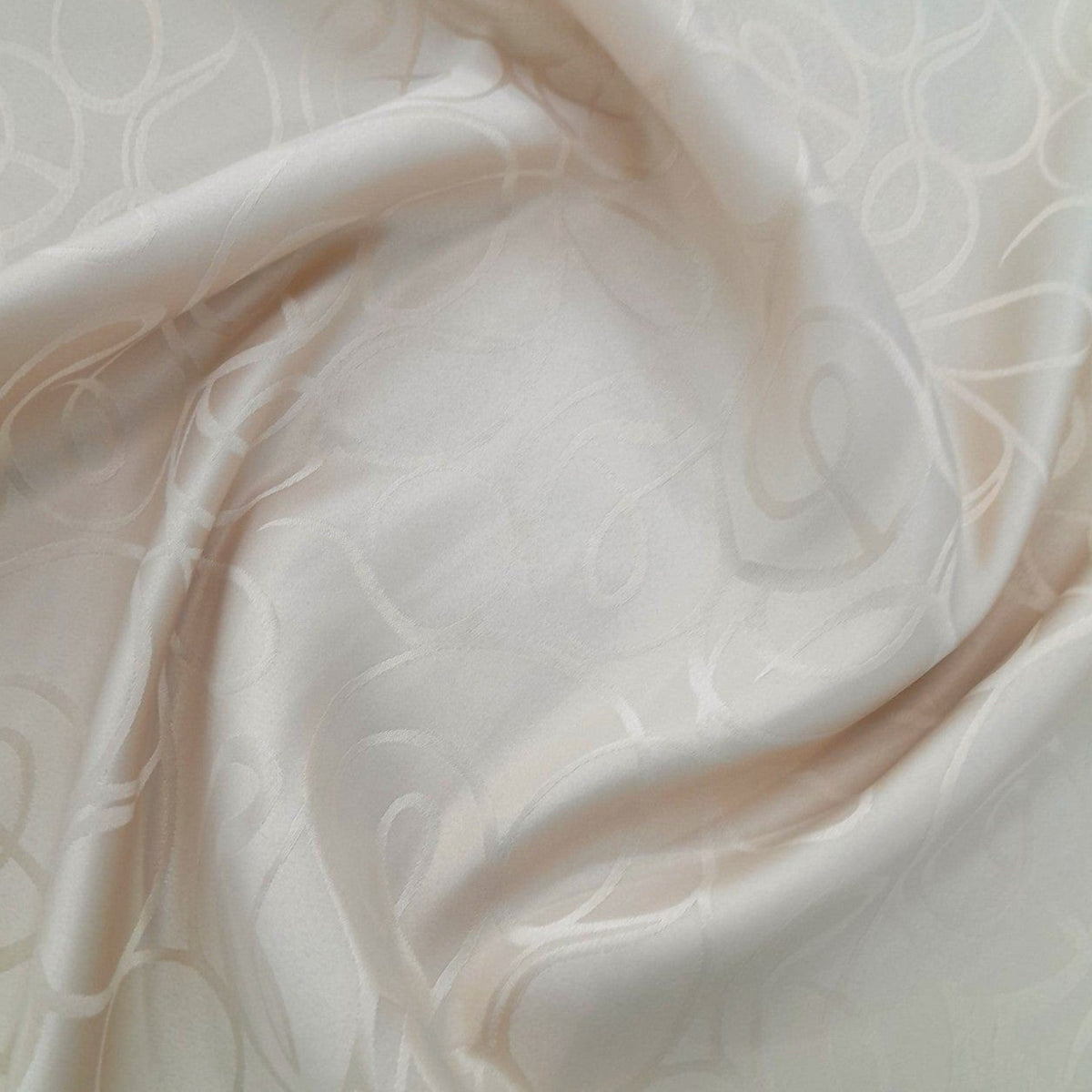 Emirates Tabling Fabric Jacquard Tabling Design 1 Cream 280 cm