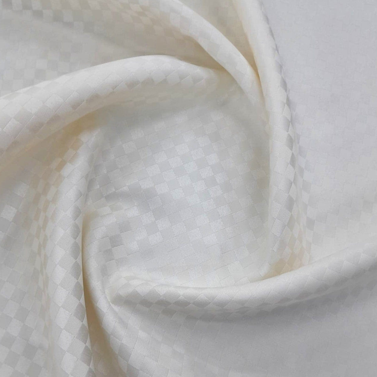 Emirates Tetiles Table Cloth Tabling Fabric Blocks Cream 320 cm