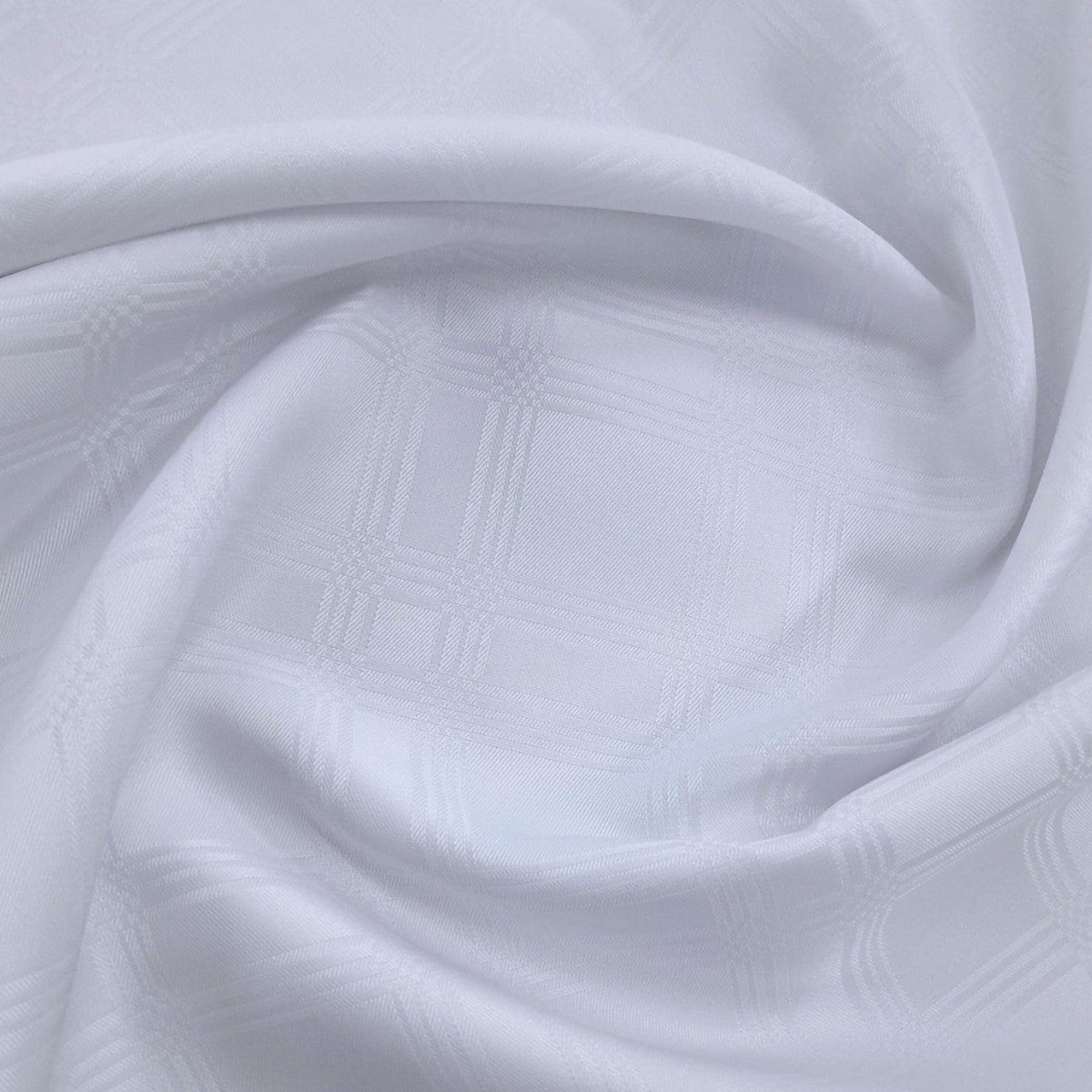 Emirates Tetiles Tabling Fabric White Damask Tabling Fabric Blocks Collection 280 cm