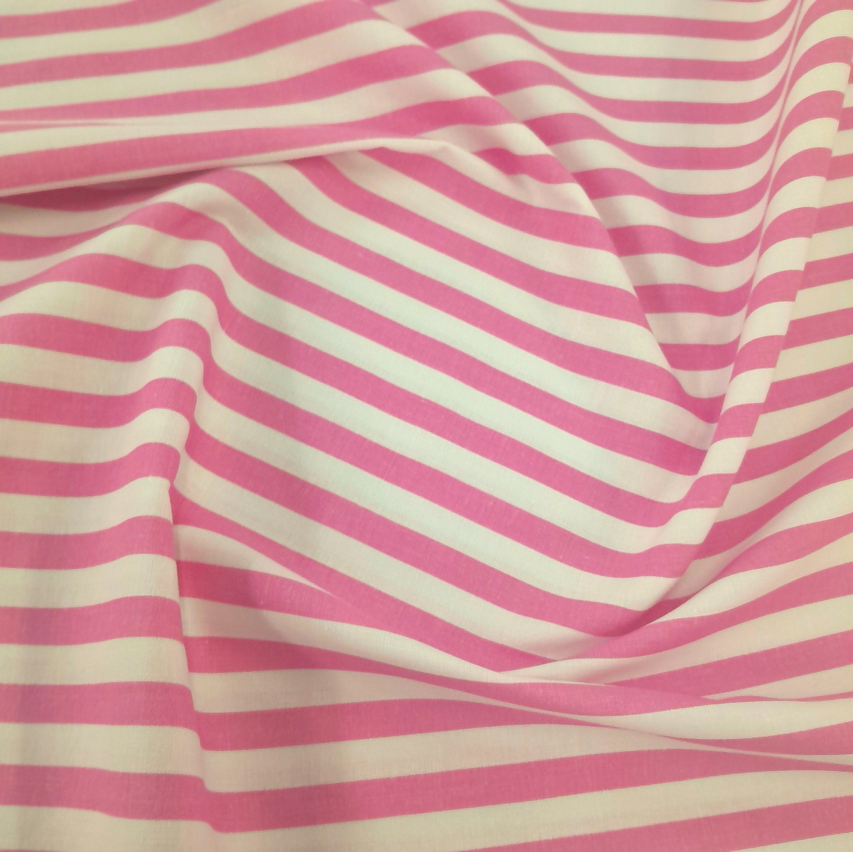 Emirates Textiles Sheeting Fabrics Pink Sheeting Fabrics Play Time Small Stripe 140 cm