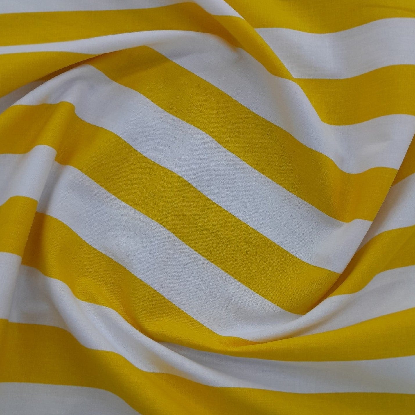 Emirates Textiles Sheeting Fabrics Yellow Sheeting Fabrics Play Time Big Stripe 140 cm