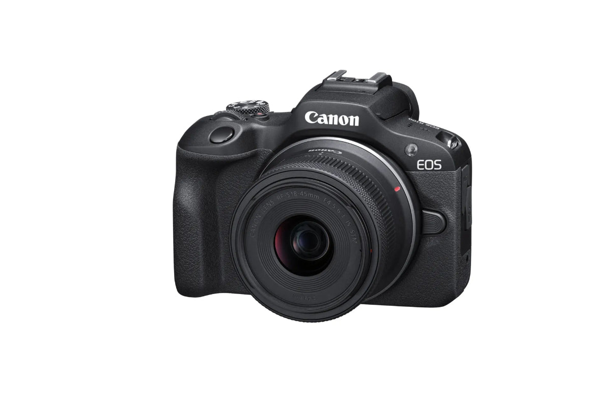 Canon EOS R100 Mirrorless Camera + RF-S 18-45mm Lens