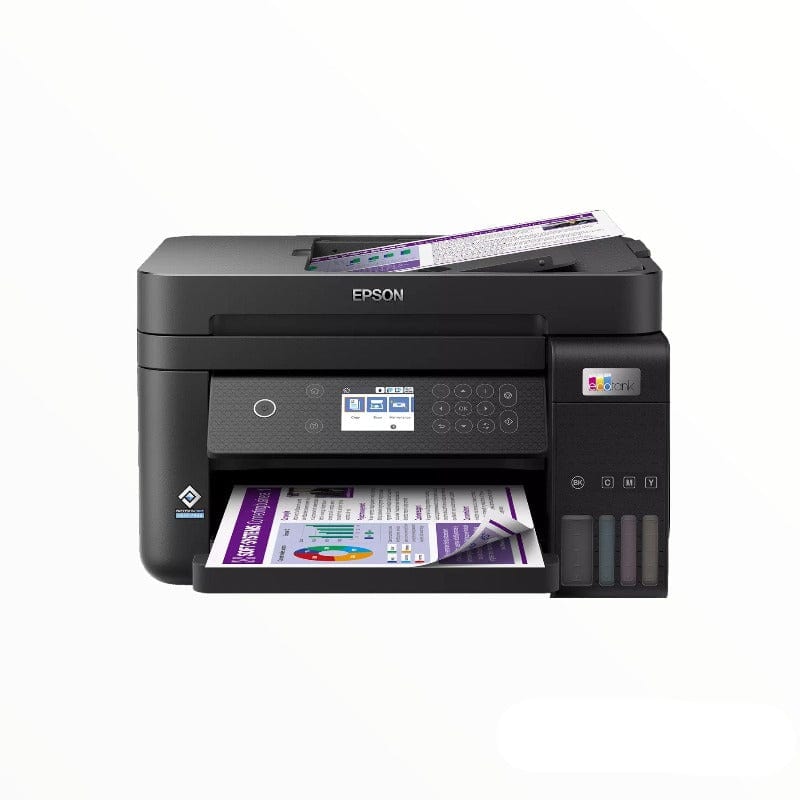 Epson Printer Epson L6270 EcoTank A4 3 in 1 Wi-Fi ADF Double Sided Printing Printer (7122547474521)