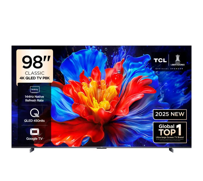 TCL 98" QLED Google 144Hz TV 98P8K