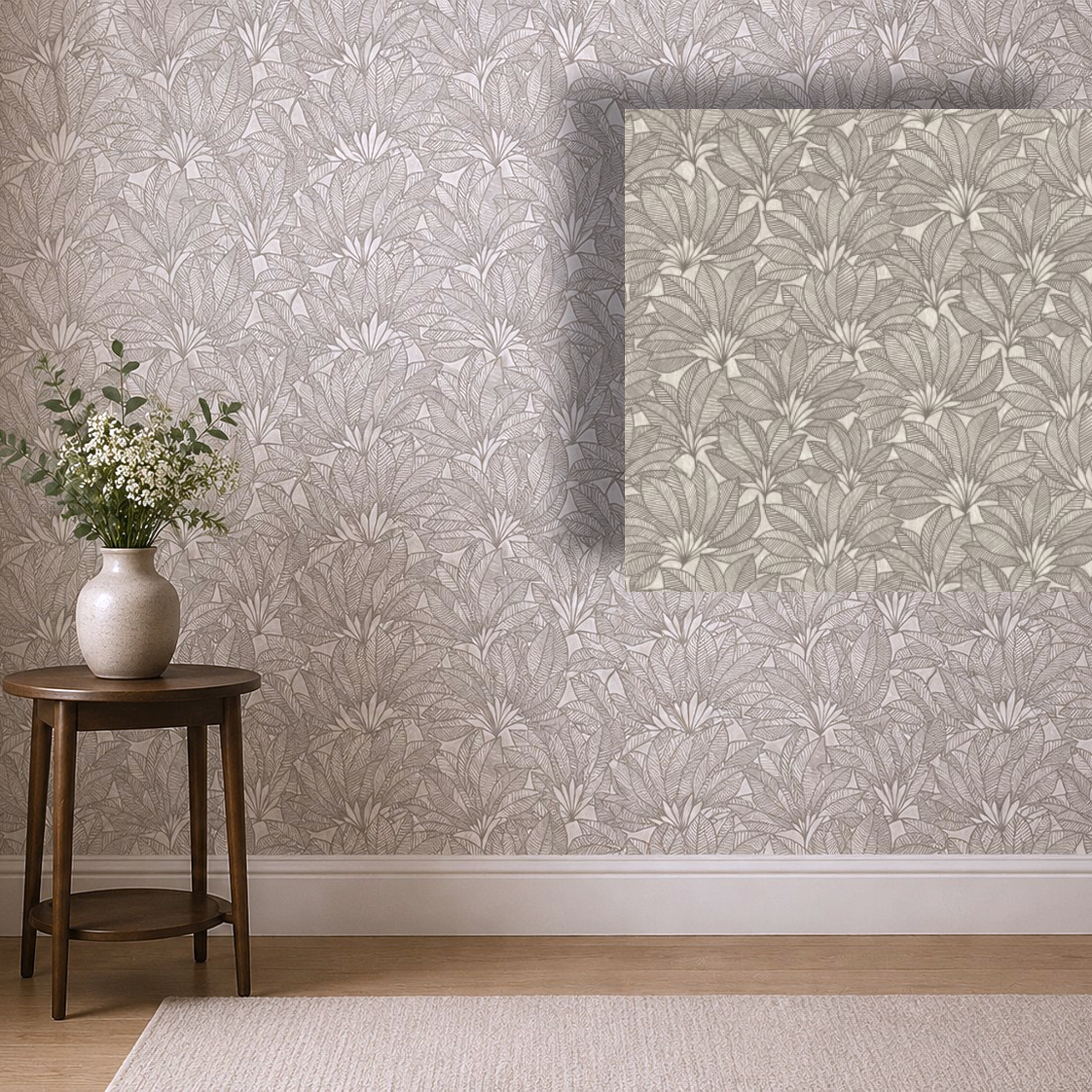 Esmeralda Shadow Wallpaper Roll 0.53m x 10.05m.