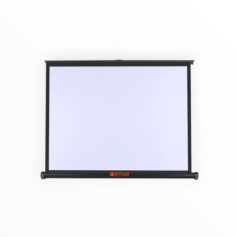 ETOE PROJECTOR SCREEN Etoe 50 inch pull up portable projector screen 4K 4:3 with carry bag