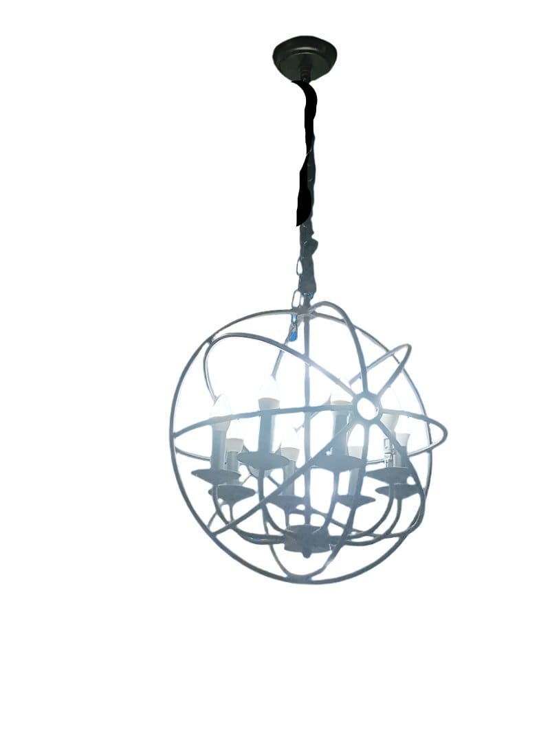 EUROLUX CHANDELIER Eurolux Chandelier FD008/8 in black