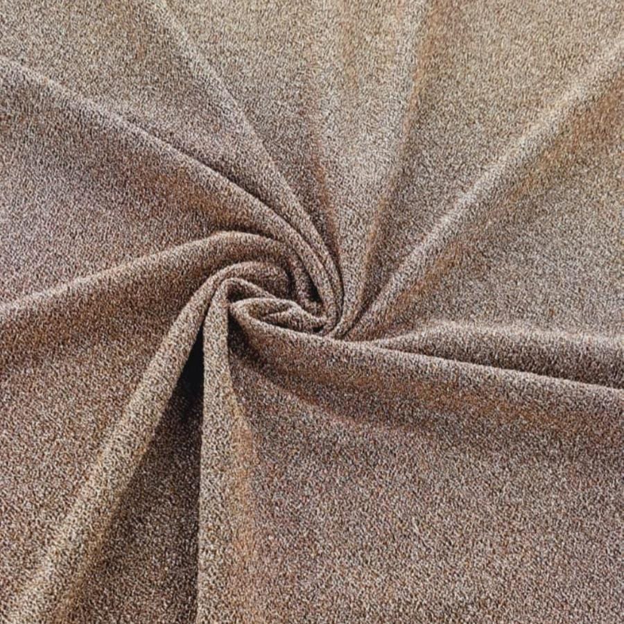 EVENING WEAR Dress Fabrics Copper Disco Inferno Glitter Fabric 140cm (7263406260313)