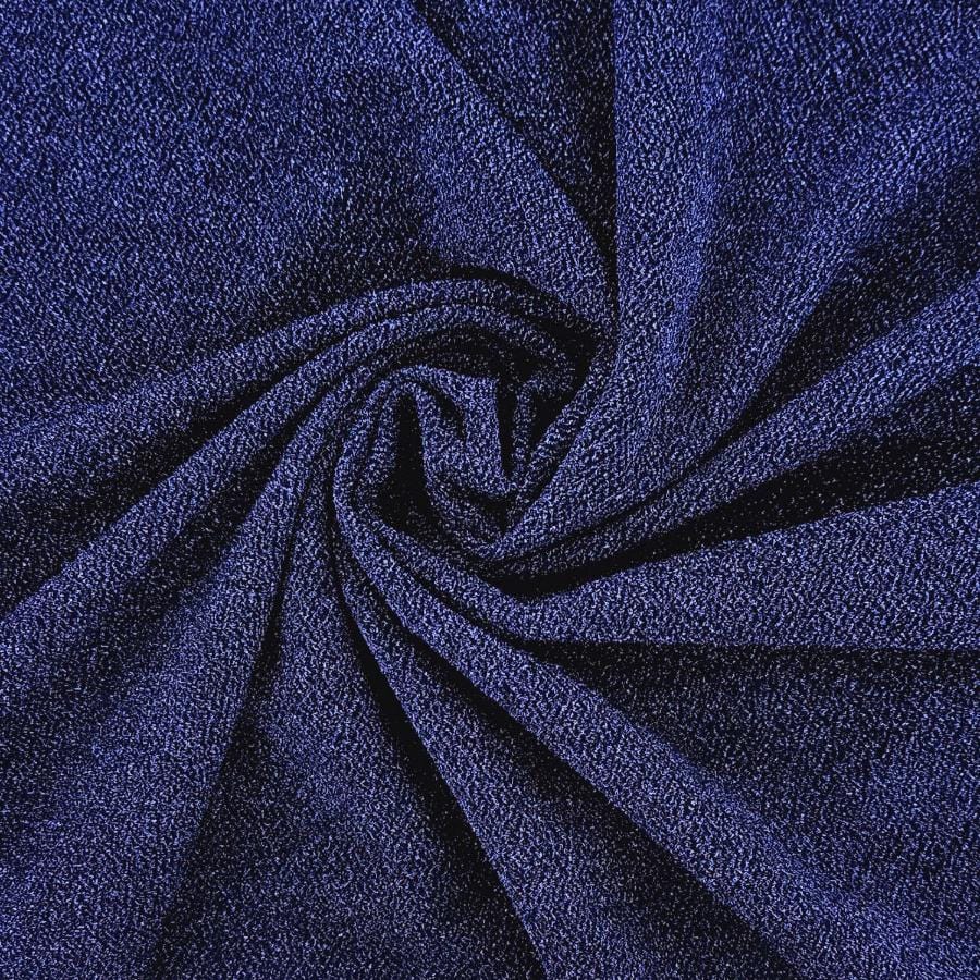 EVENING WEAR Dress Fabrics Navy Disco Inferno Glitter Fabric 140cm (7263406260313)