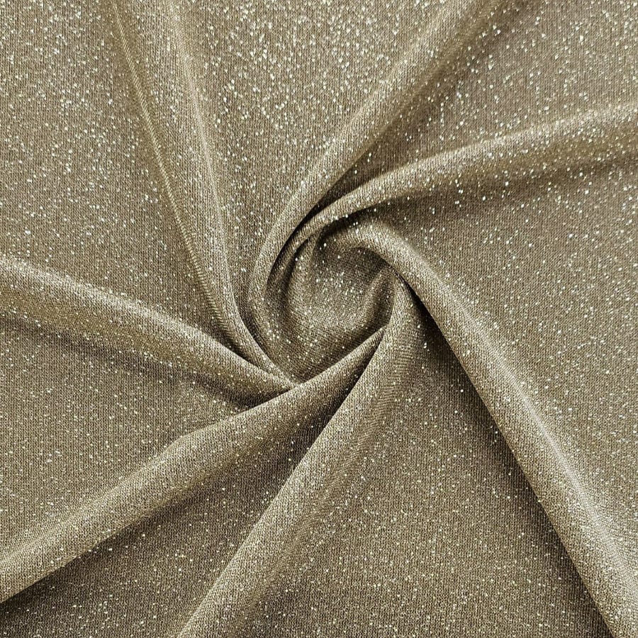 EVENING WEAR Dress Fabrics Old Gold LimeLight Fabric 150cm