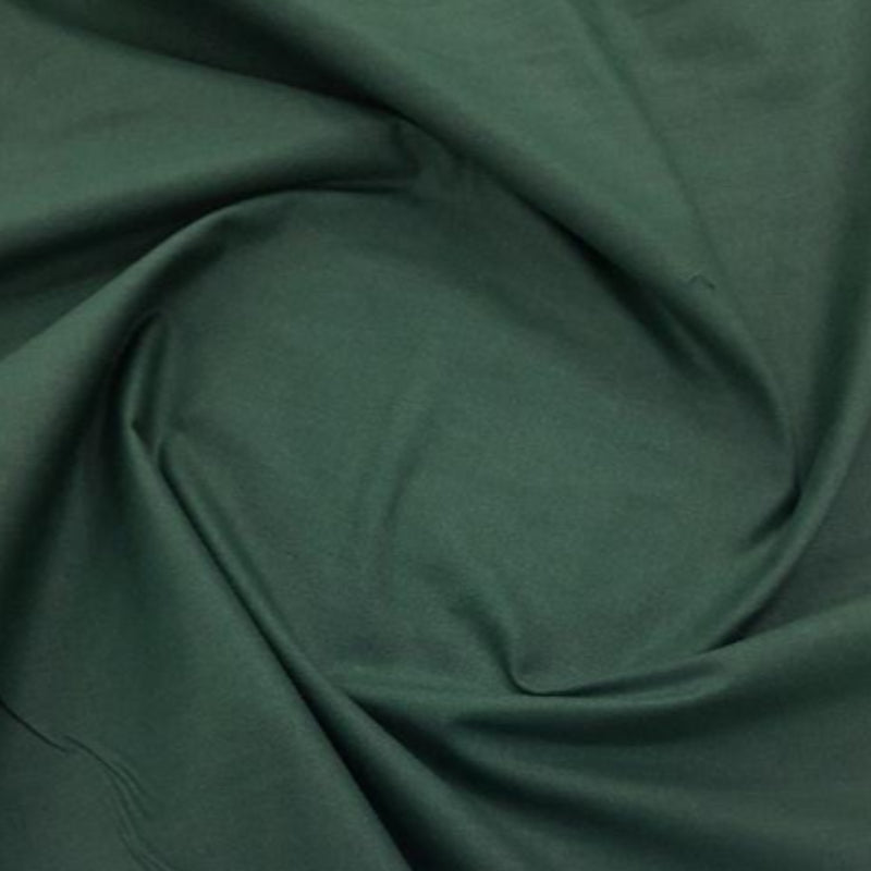 Evteks Plain Sheeting Bottle Green 100% Plain Cotton Percale Sheeting Collection 240 cm (7859923451993)