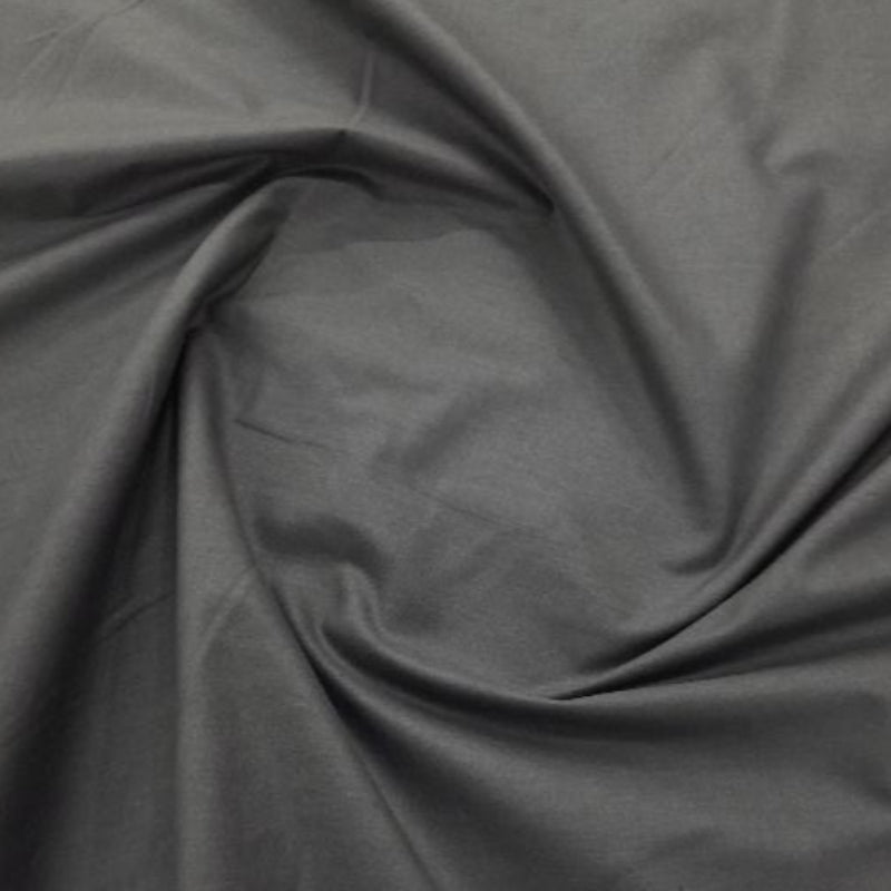 Evteks Plain Sheeting Dark Grey 100% Plain Cotton Percale Sheeting Collection 240 cm (7859923451993)
