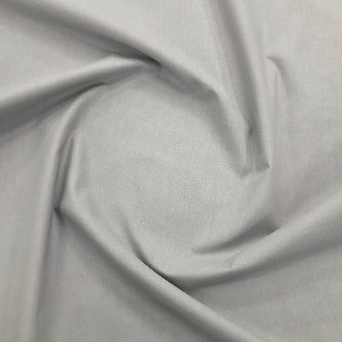 Evteks Plain Sheeting Grey 100% Cotton Percale Plain Sheeting Fabric 240 cm