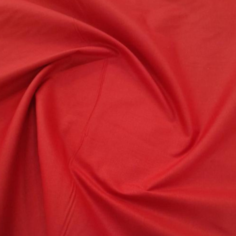 Evteks Plain Sheeting Red 100% Plain Cotton Percale Sheeting Collection 240 cm (7859923451993)