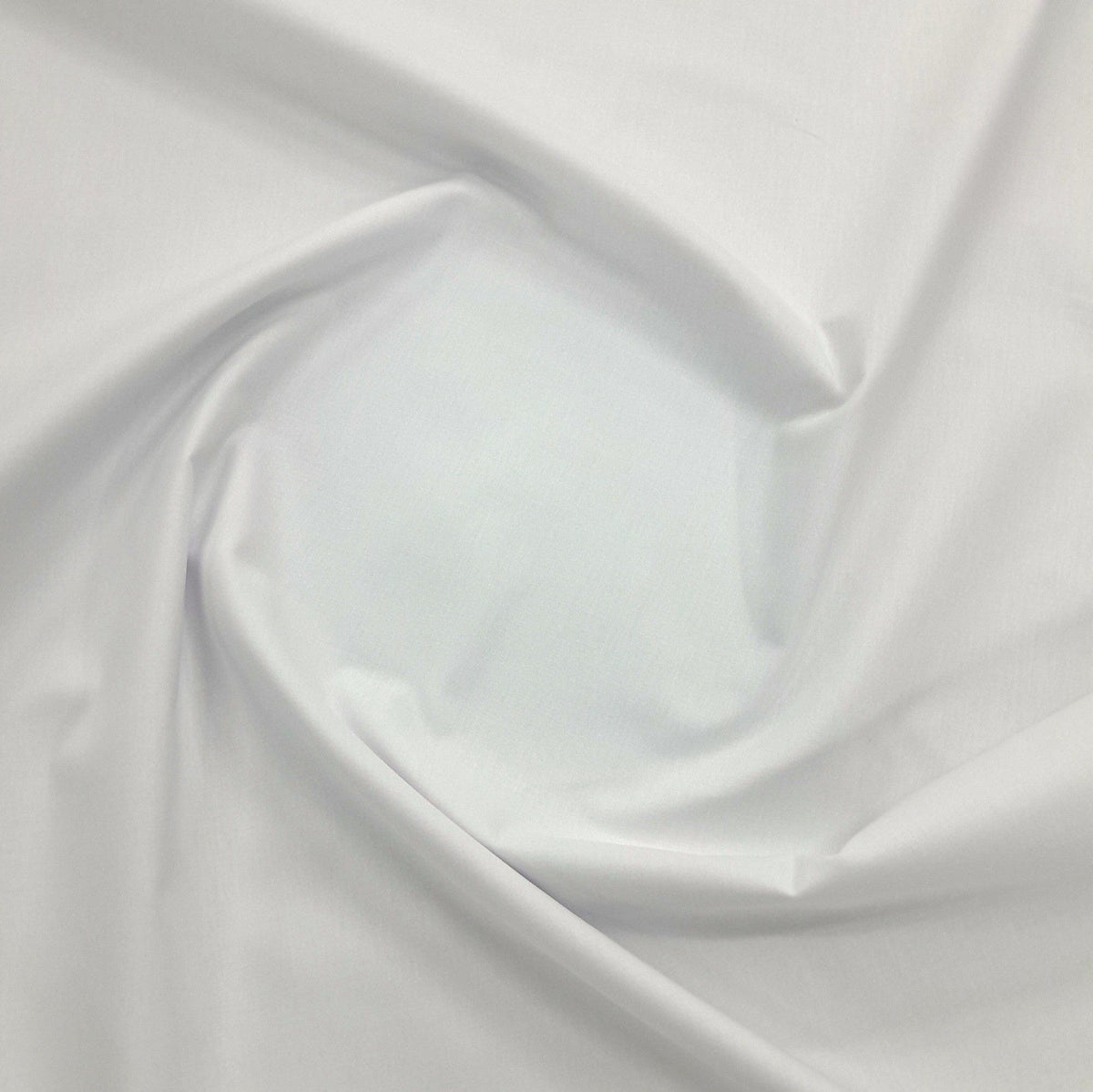 Evteks Plain Sheeting White 100% Cotton Percale Plain Sheeting Fabric 240 cm