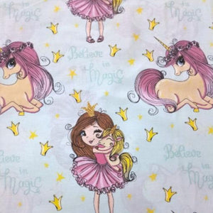 EVTEKS Sheeting Fabrics 100% Printed Cotton Percale Sheeting Princess 240 cm
