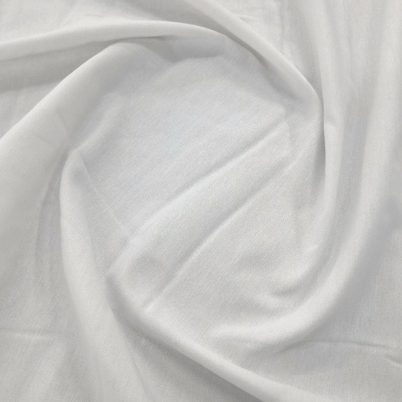 EVTEKS Sheeting Fabrics Fabric Plain Vadi Percale Sheeting White 140 cm