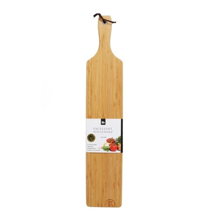 Excellent Houseware Long Bamboo Cutting Board Paddle 75x14 21093