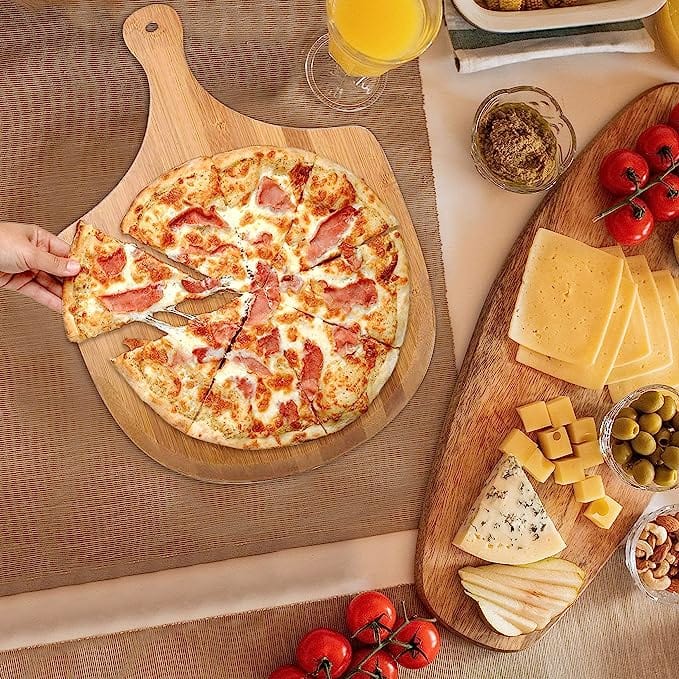 Excellent Houseware Cutting Board Excellent Houseware Bamboo Pizza Board Paddle 53x30 (6928805265497)