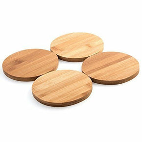 Excellent Houseware Dome Bamboo Excellent Houseware Coaster Bamboo 4 Piece (6928778068057)