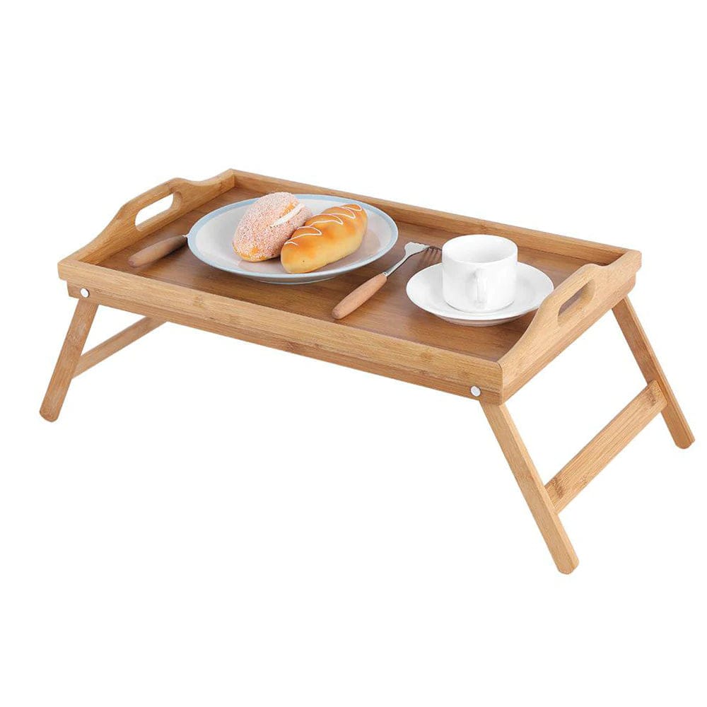 Excellent Houseware Excellent Houseware Bamboo Serving Tray For Bed 50x30cm (7312495116377)