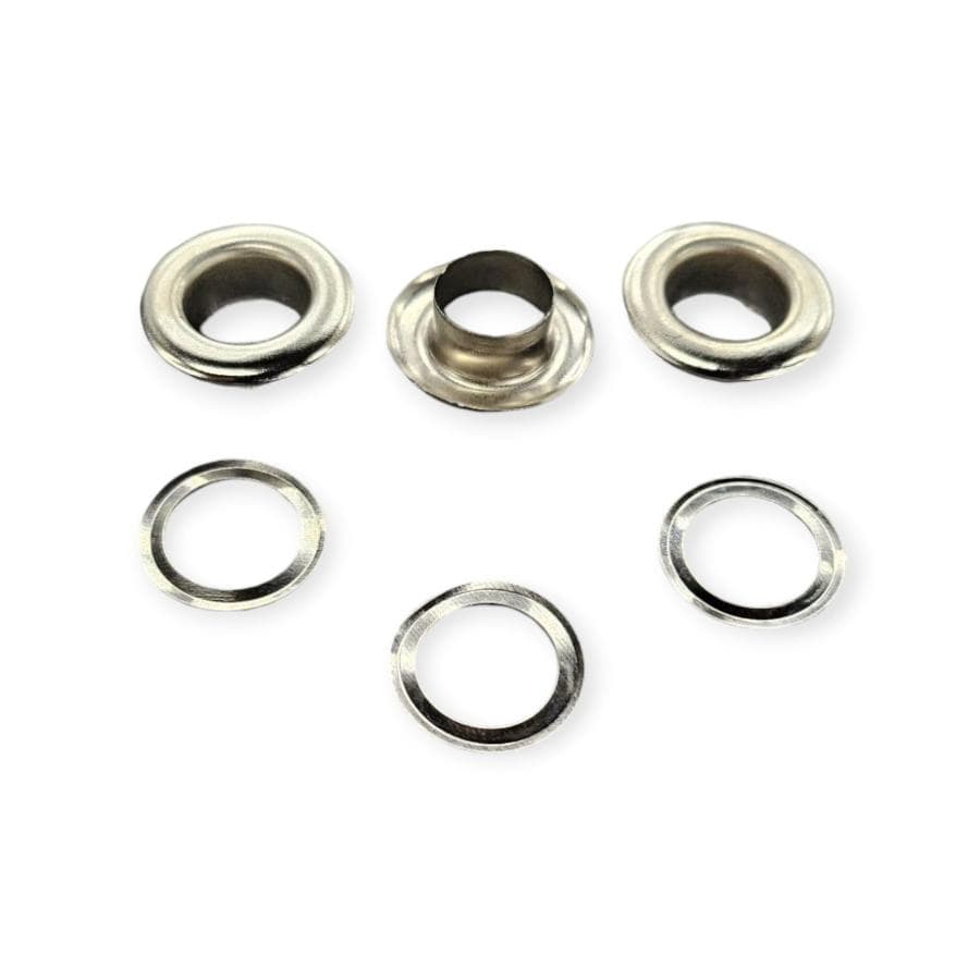 EYELITS Habby Silver Eyelits W/Washers (7798453108825)