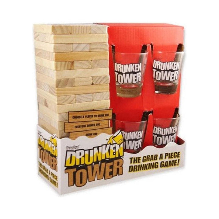 Drunken Tower Drinking Board Build Game