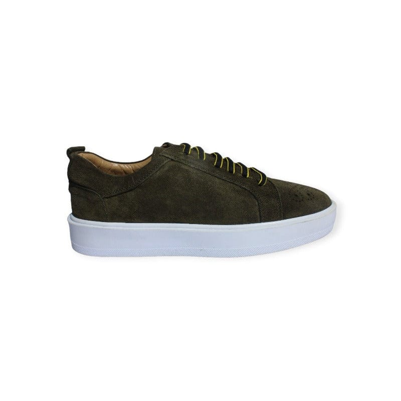 F Marcetti Casual Shoes Size Uk Six F Marcetti Casual Suede Green (7496716288089)