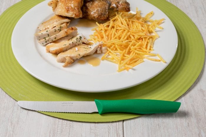 ARCOS CUTLERY Arcos Nova Table Knife 110mm Green (7237811372121)