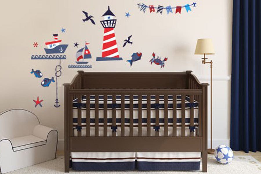 Nautical Fun vinyl wall stickers - MHC World (2061559070809)
