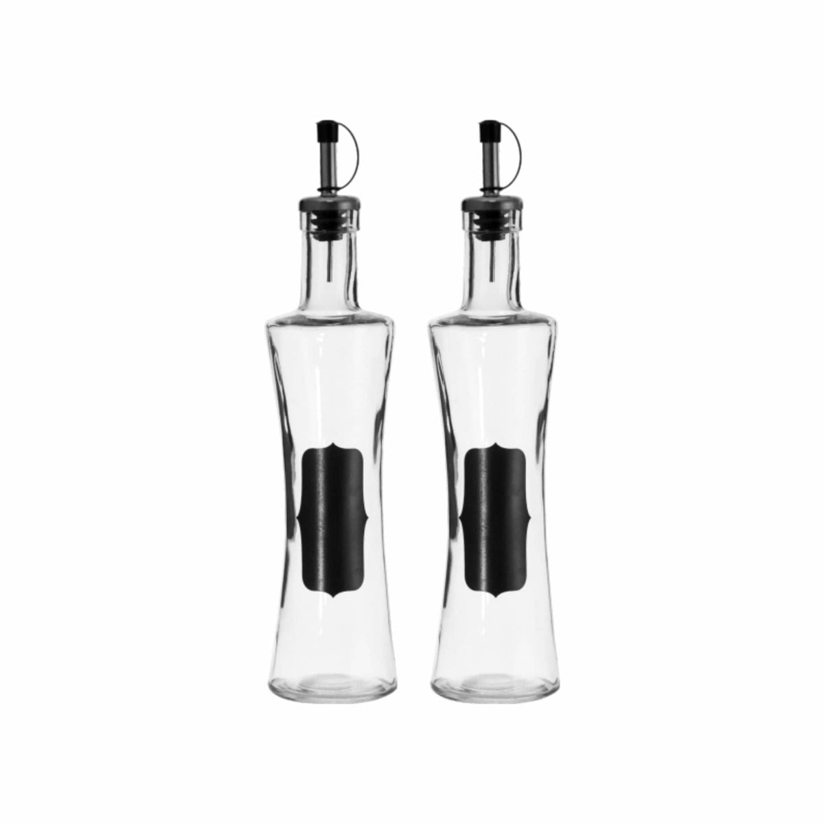 Regent SALT & PEPPER Regent Glass Oil & Vinegar Bottle With Notes & Pourer, 400ml 295mmx67mm 27644 (7336066449497)